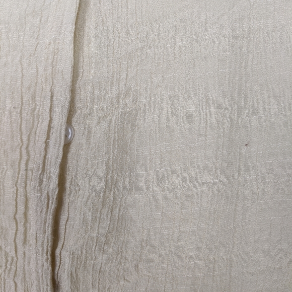 Monologue Crepe Long Sleeve Button Down Dolan Top - Picture 3 of 5